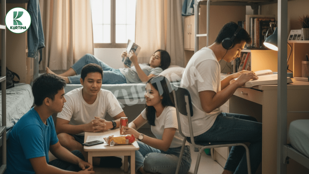 Having friends over is fine, but respect your roommates’ comfort.